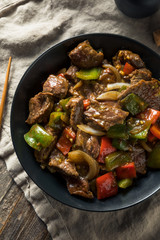 Homemade Chinese Pepper Steak