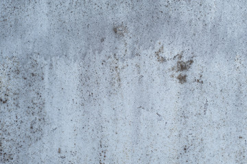Rusty metal texture with scratches and cracks. paint traces. Blue, white and grey colors. Copy space