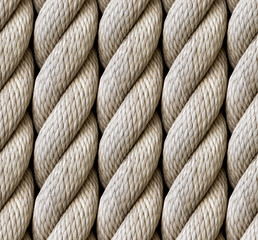 Seamless rope pattern. Sea rope. Mooring rope. Sea decoration.