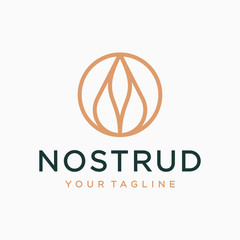 Wellness logo design concept.