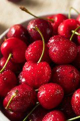 Raw Red Organic Cherries