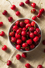 Raw Red Organic Cherries