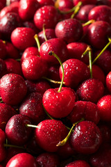Raw Red Organic Cherries