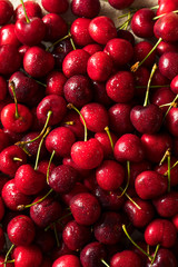 Raw Red Organic Cherries