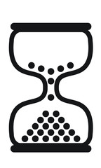 Hourglass flat circles