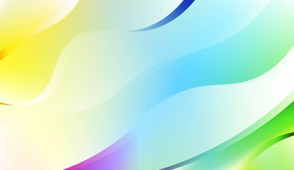 Wave Abstract Background. For Your Design Wallpaper, Presentation, Banner, Flyer, Cover Page, Landing Page. Vector Illustration with Color Gradient.
