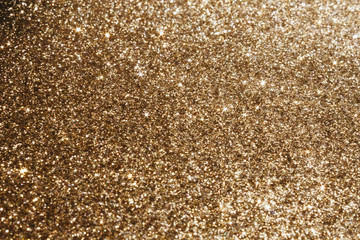 Golden sparkling background.