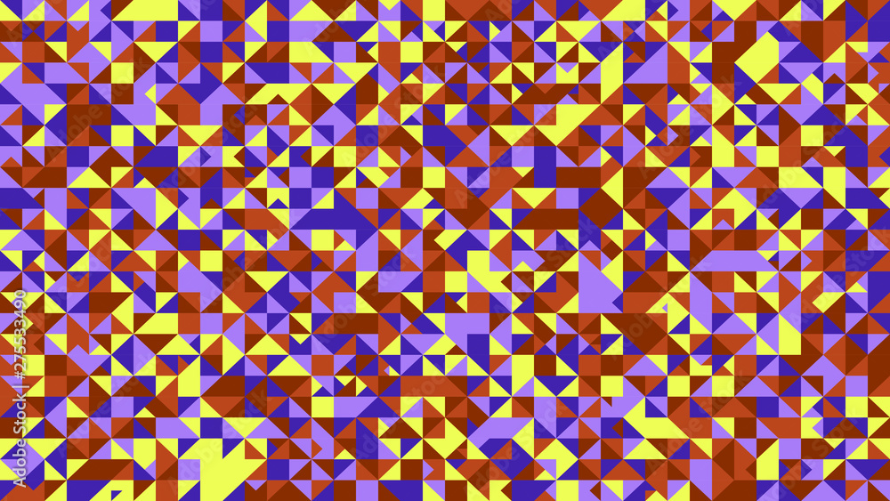 Poster multicolor triangle pattern desktop background - polygonal abstract vector graphic