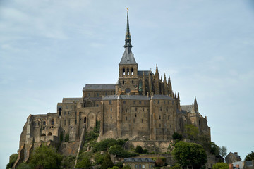 Fototapeta premium Mont St Michel Cloister District