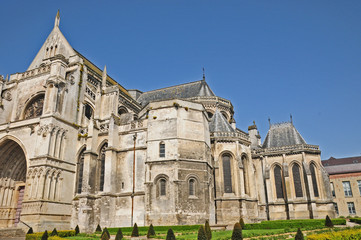 Fototapeta na wymiar La cattedrale di Saint Omer, Pas-de-Calais, Hauts-de-France