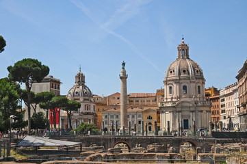 Roma, le rovine dei Fori imperiali