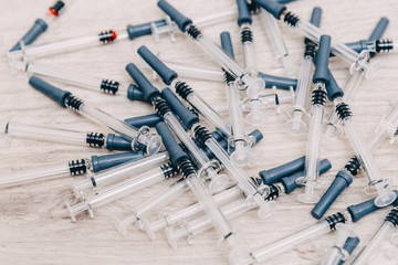 Treatment against addiction. Vaccination of people. Insulin injection