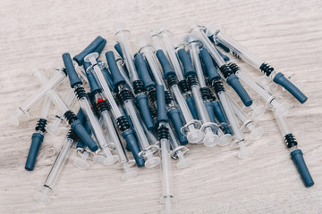 Treatment against addiction. Vaccination of people. Insulin injection