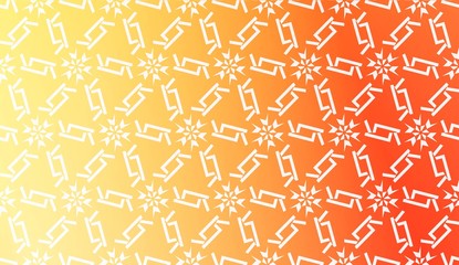 Design Pattern With Abstract Modern Ornament. Triangles Style. Gradient Background Bright Colors. For Soft Banner Template. Vector Illustration. Idea For Your Business