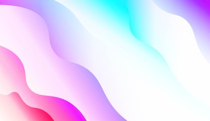 Modern Background With Dynamic Effect. For Futuristic Ad, Booklets. Vector Illustration with Color Gradient.
