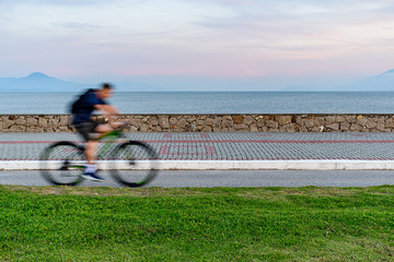 Bike riding