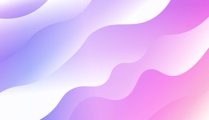 Modern Wavy Background. For Template Cell Phone Backgrounds. Vector Illustration with Color Gradient.