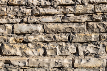 old brick stone wall pattern, full frame