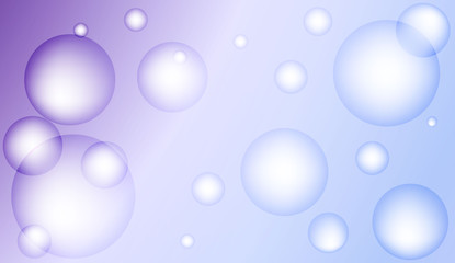 Abstract illustration with blurred drops. For flyer, brochure, booklet and websites design Bright Gradient Color Vector illustration.
