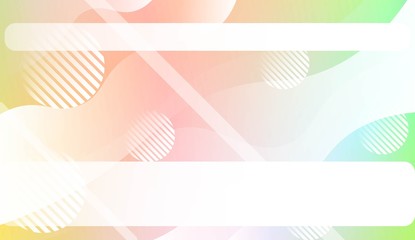 Blurred Decorative Design In Abstract Style With Wave, Curve Lines, Circle, Space for Text. Design For Your Header Page, Ad, Poster, Banner. Vector Illustration