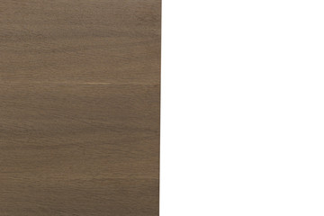 Fototapeta premium Wooden isolated background texture, compound tree of different pieces