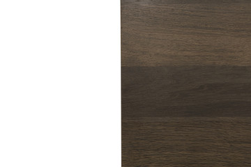 Wooden isolated background texture, compound tree of different pieces