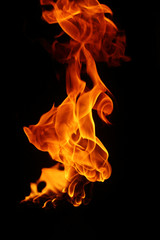 Abstract fire flame
