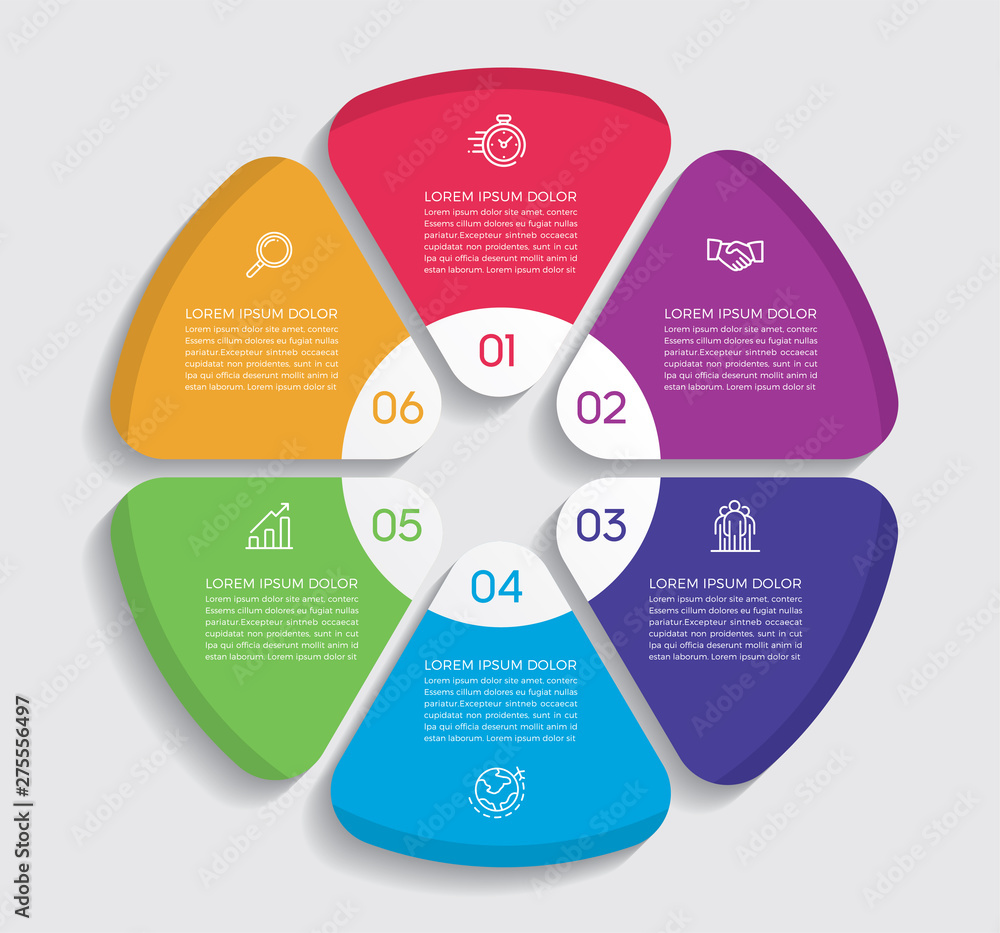 Aufkleber infographic design vector and marketing icons can be used for workflow layout, diagram, annual repor
