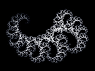 surreal futuristic digital 3d design art abstract background fractal illustration for meditation and decoration wallpaper