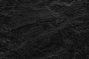 Dark grey black slate background or texture. black stone