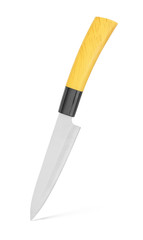 Chef's Knife Isolated on White Background