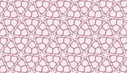 Vector Seamless pattern in geometric style. Triangles, lines. Modern elegant background. For your design.
