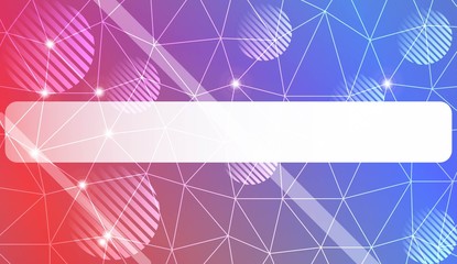 Abstract triangles, line, circle, space for text template. Decorative design for your idea. Vector illustration.