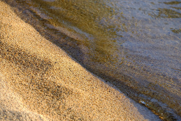 pristine clear waters and fine sands of Lake Tahoe