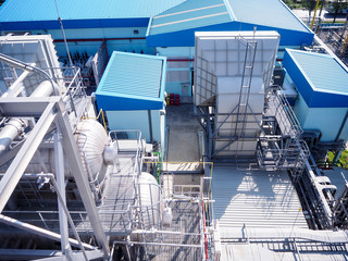Air inlet filter of gas turbine generator systems in power plant.