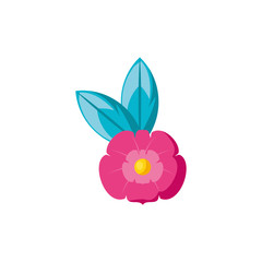 Isolated flower ornament design icon vector ilustration