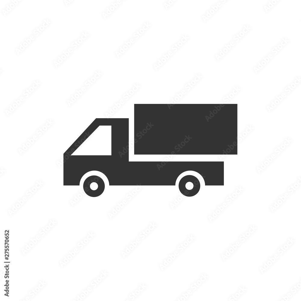 Aufkleber car. monochrome icon template black color editable. car symbol vector sign isolated on white backgro
