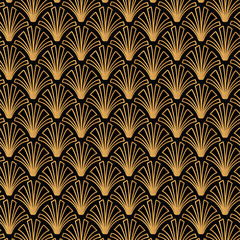 Geometric Art Deco Pattern Background Design