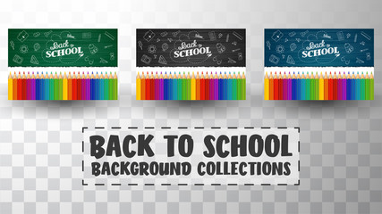 Back to school background collections