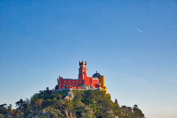Obraz premium Scenic colorful Pena Palace in Sintra, Portugal