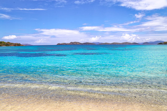 Famous Sapphire Beach On St. Thomas Island