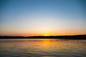 Obraz premium sunset over the sea