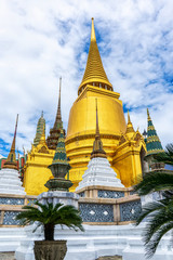 One landmark of Wat Phra Kaew in Bangkok, Thailand. A place everyone in every religion can be viewed.