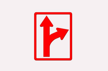 this is the image of road signs illustration