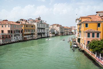 Obraz na płótnie Canvas Grand Canal and Basilica Santa Maria della Salute, Venice, Italy, 2019