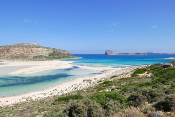 Fototapeta na wymiar Lagune Balos auf Kreta