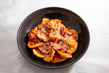 Ravioli with tomato sauce