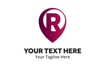 r logo creative design in flat style with color , initial r logo creative for identity and community