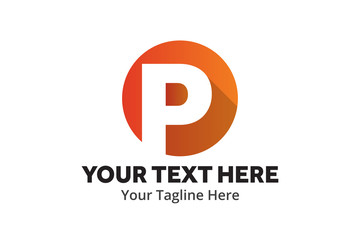 p logo creative design in flat style with color , initial p logo creative for identity and community