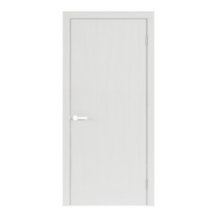 Interroom door isolated on white background. 3D rendering.